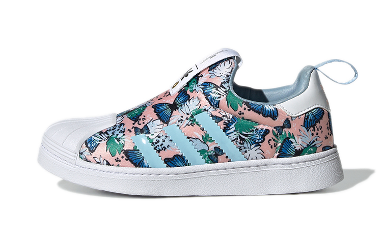 Детские кеды adidas originals SUPERSTAR 360 (сине-розовые)