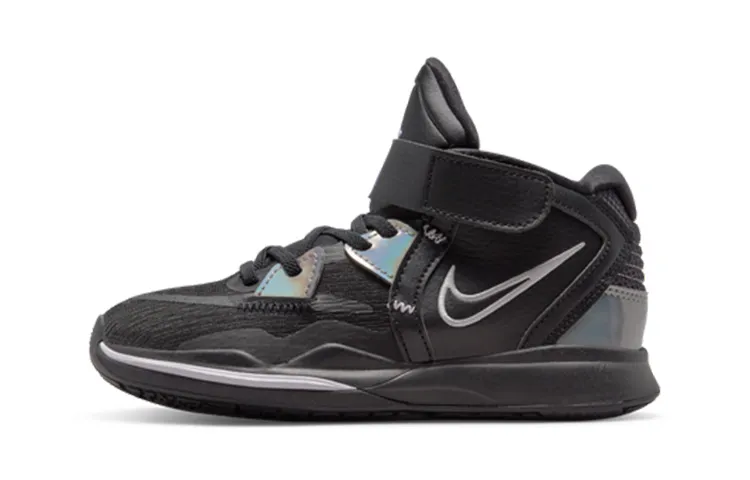 Nike Kyrie 8 Infinity Abrasion Resistant Mid top Children's Basketball Shoes Black Children Aged 3 7 Years Old
