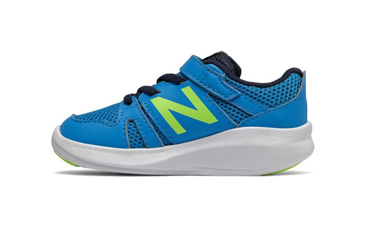 New Balance NB 570 Comfortable round toe, shock-absorbing, wear-resistant and breathable, low-top toddler shoes, blue, infants and young children