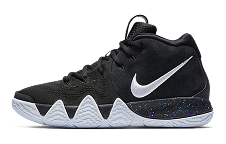 Nike Kyrie 4 Irving 4 comfortable and versatile practical GS mid-top basketball shoes black and white same style for men and women