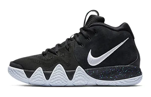 Nike Kyrie 4 Irving 4 comfortable and versatile practical GS mid-top basketball shoes black and white same style for men and women