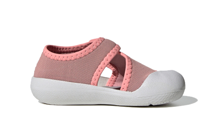Детские кроссовки adidas (розово-белый) — фото 3