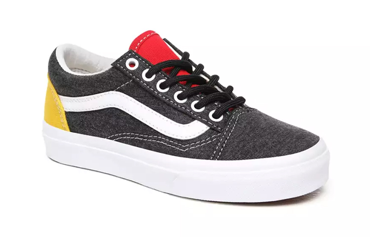 Кеды Vans Old Skool (черно-желтые) — фото 2