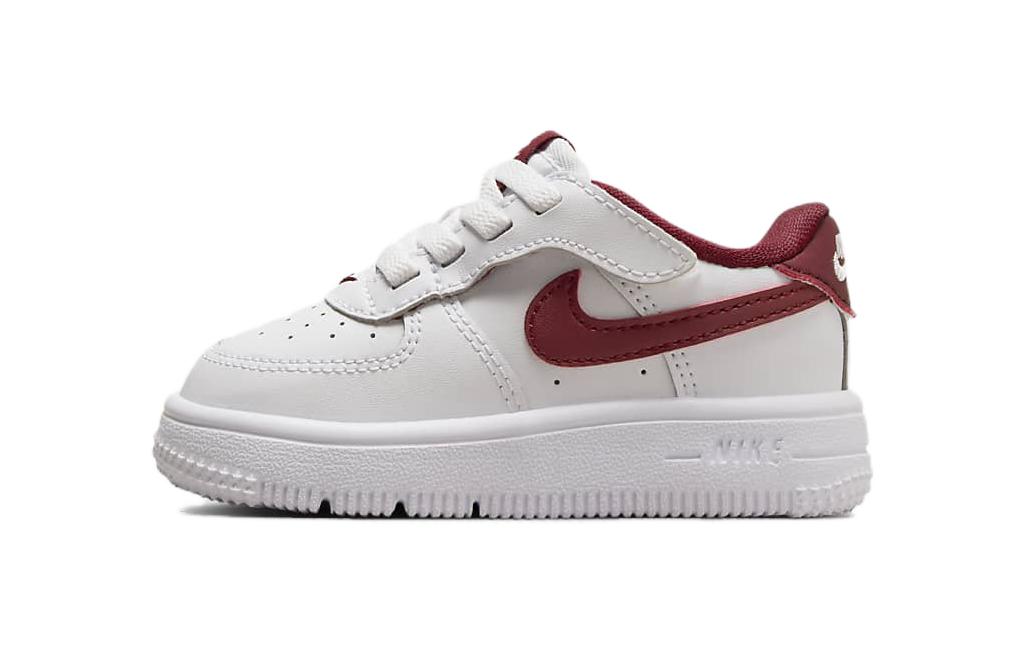 Детские кроссовки Nike Air Force 1 EasyOn (бело-красные)
