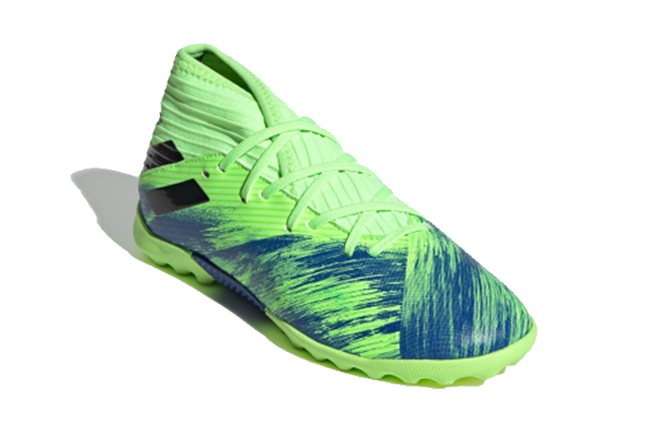 Детские бутсы adidas Nemeziz 19.3 Tf (зеленые) — фото 3