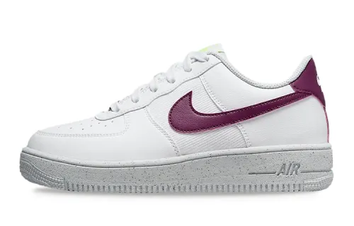 Nike Air Force 1 Low Crater Next Nature White Sangria GS