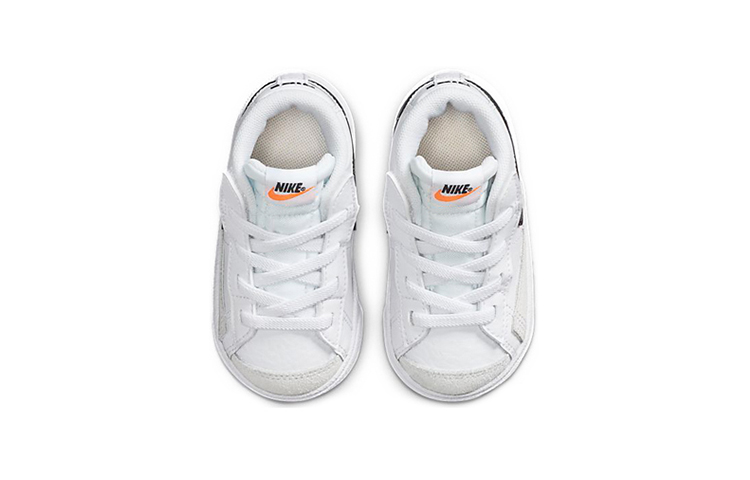 Детские кеды Nike Blazer Mid 77 (черно-белый) — фото 8