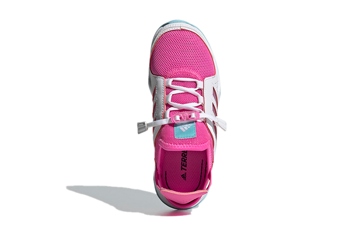 Детская обувь adidas Hydroterra Shandal K (розово-белый) — фото 7