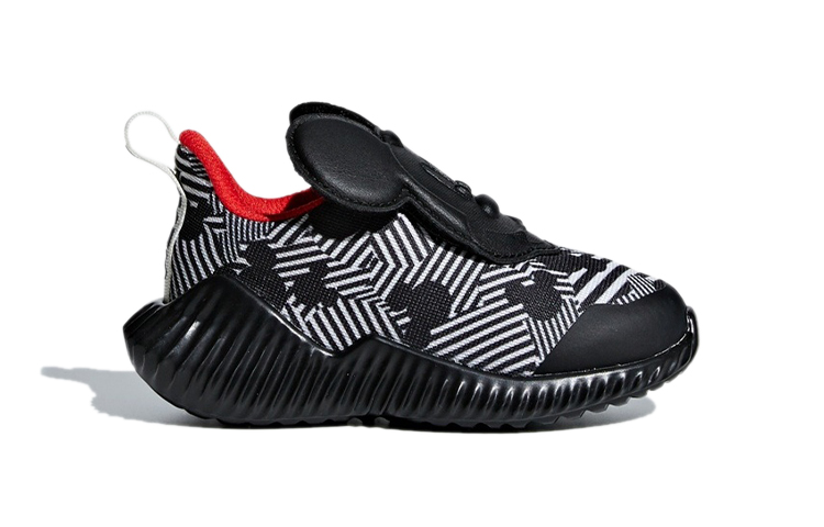 Детские кроссовки adidas Fortarun Mickey Ac I (черно-белые) — фото 3