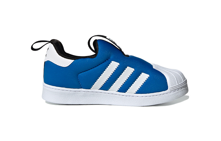 Детские кроссовки adidas originals SUPERSTAR 360 (сине-белые) — Синий / белый — фото 3