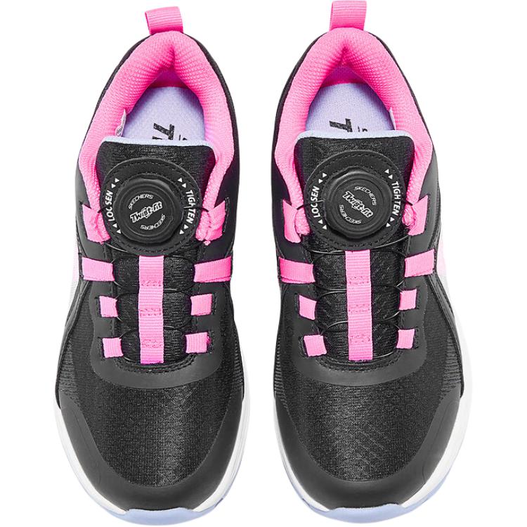 Детские кроссовки Skechers kids (черно-розовые) — фото 4