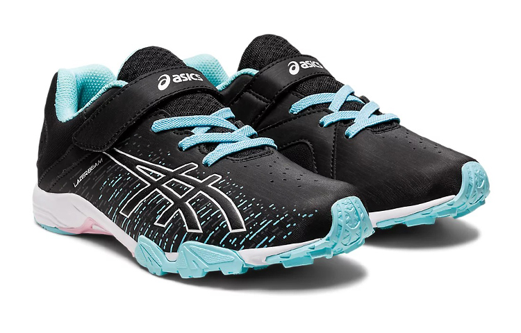 Детские кроссовки ASICS Lazerbeam SH MG (черно-синие) — Чёрный / синий — фото 4