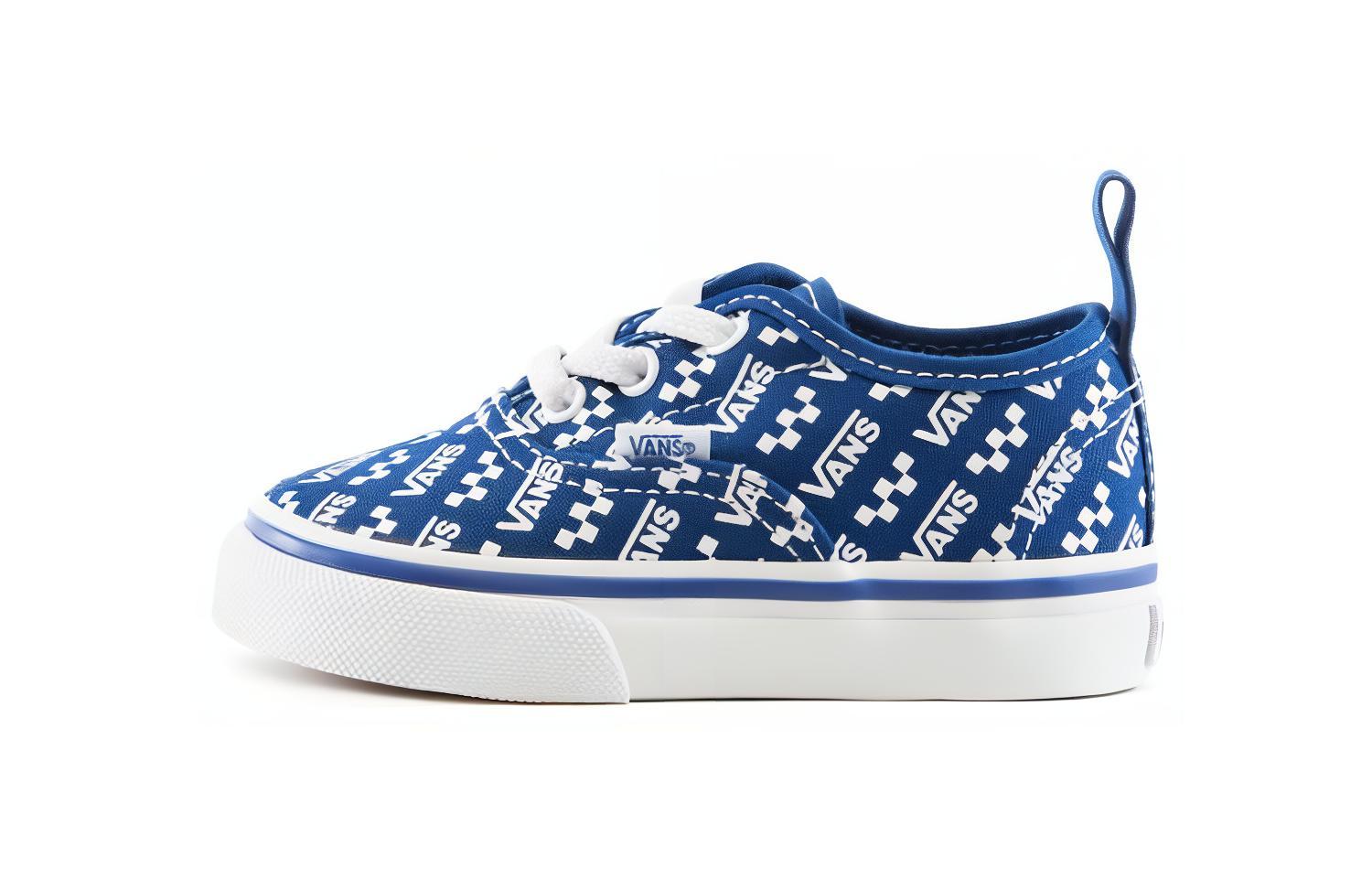Кеды Vans Logo Repeat Elastic Laces (синие)