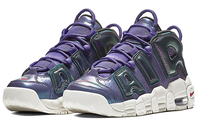 Кроссовки Nike Air More Uptempo (фиолетовые) — фото 7