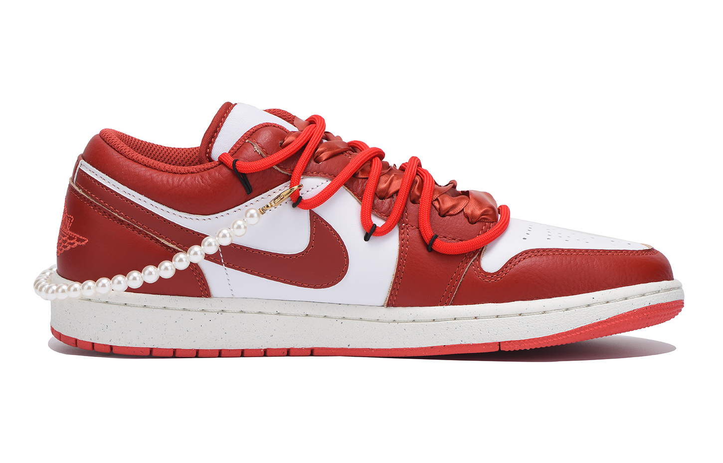 Jordan Air Jordan 1 Low top Vintage Basketball Shoes Women’s True Red