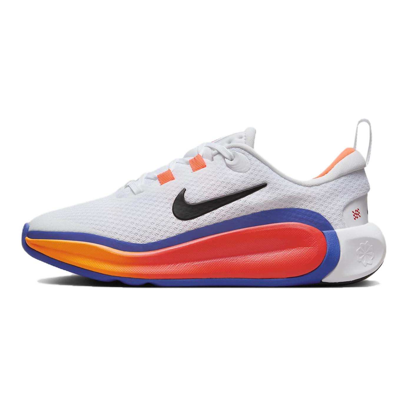 Детские кроссовки Nike Infinity Flow (бело-оранжевые)