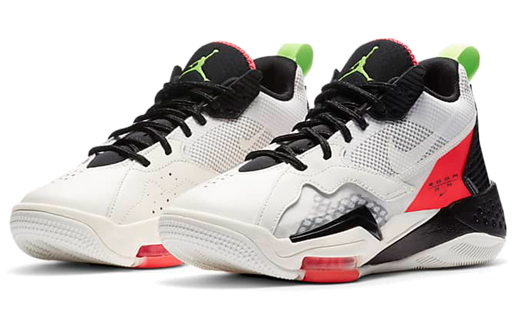 Кроссовки Jordan JordanZoom 92 GS (черно-красно-белые) — Чёрный / красный / белый — фото 6