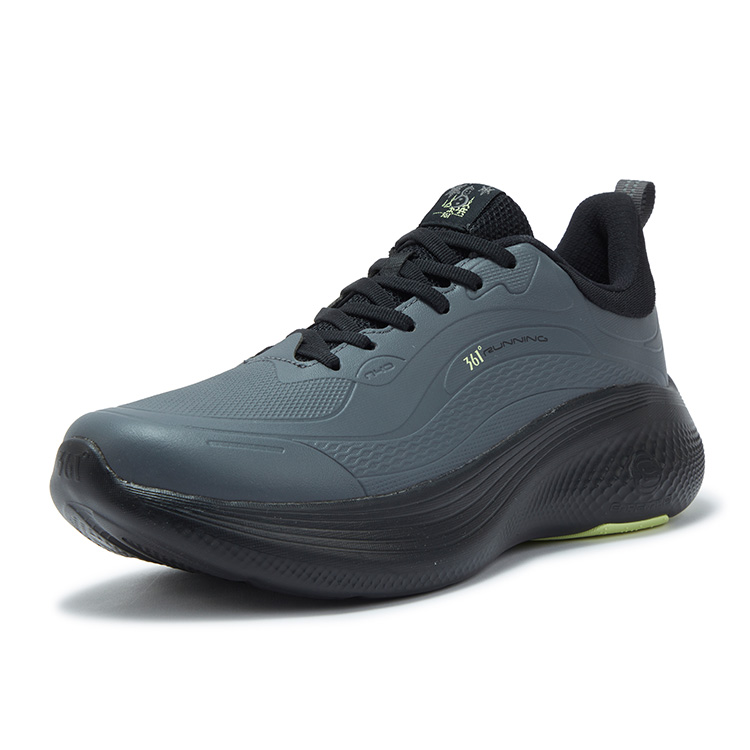 361° Slip Resistant Abrasion Resistant Low top Casual Running Shoes Men’s Gray Black