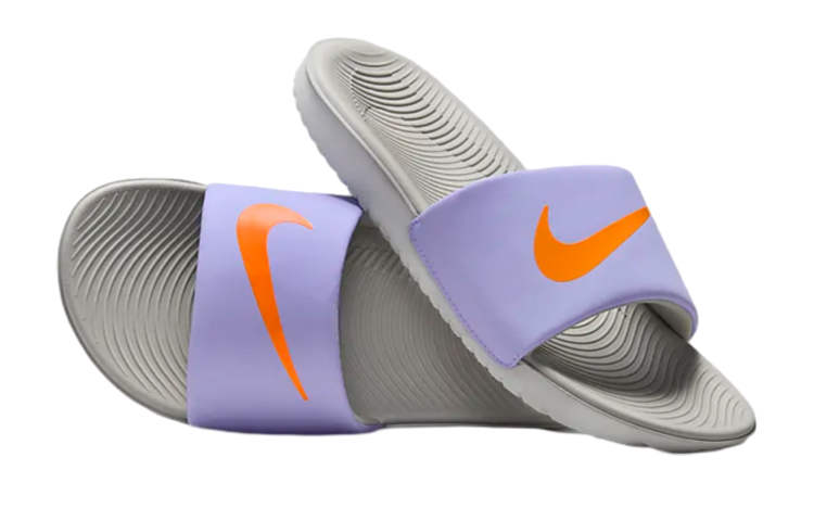 Шлепанцы Nike NikeKawa GS (фиолетовые) — фото 4