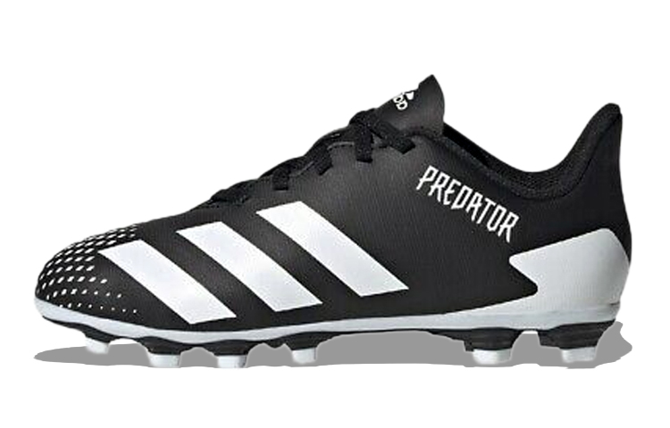 Детские бутсы adidas Predator 20.4 Fxg (черно-белые)