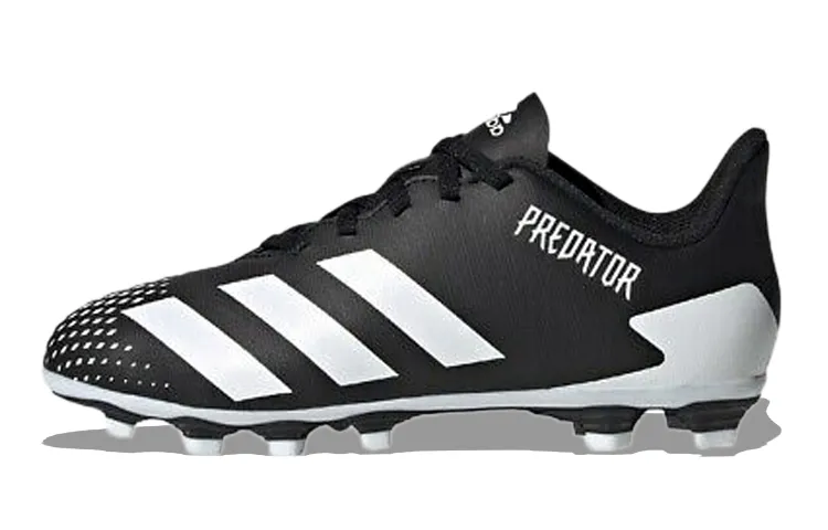 Adidas Predator 20.4 20.4 Fxg Game Ready Slip Resistant Abrasion Resistant Low top Kids' Soccer Shoes Black White Kids'