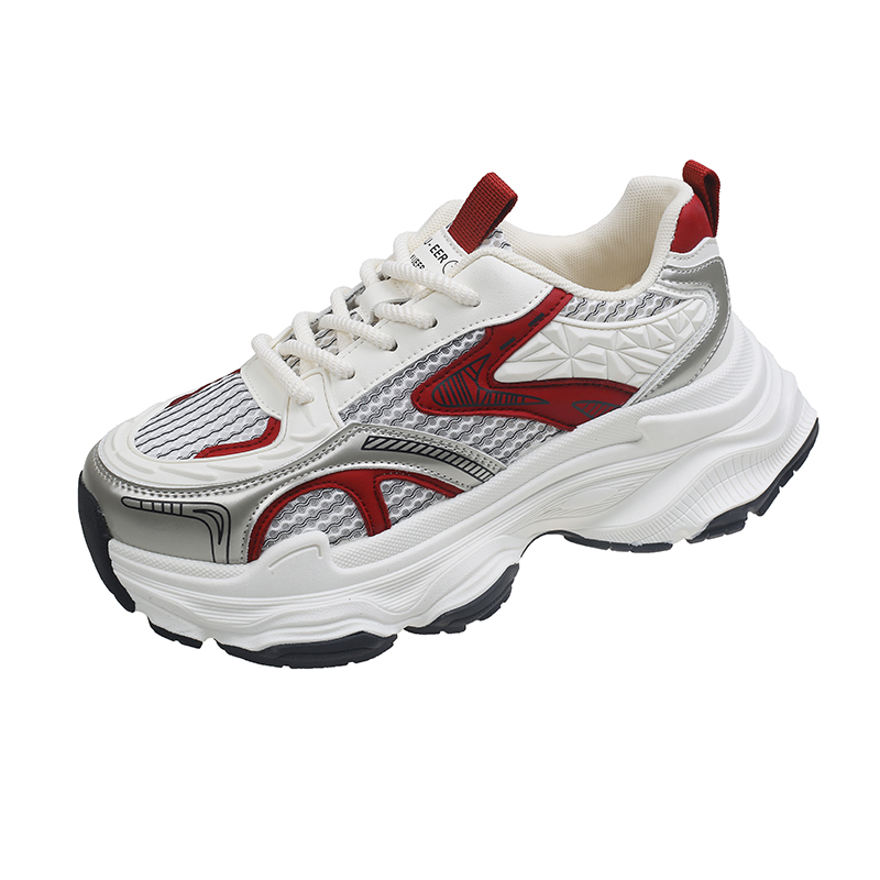 Peter Pan mesh, outstanding and versatile, increased breathability, low-top dad shoes, women's style