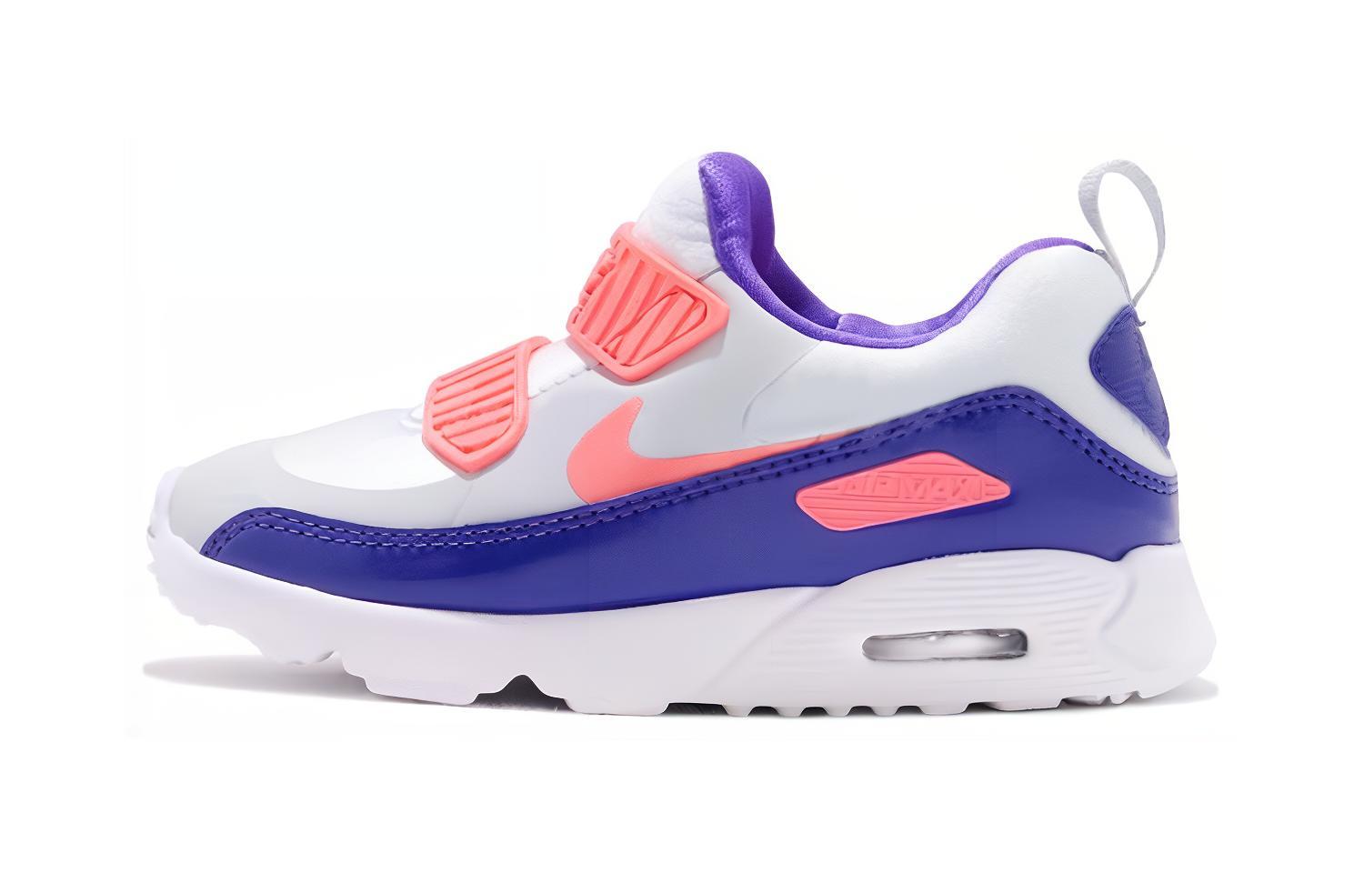 Детские кроссовки Nike Air Max Tiny 90 (бело-сине-оранжевые)