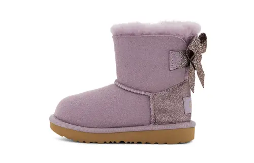 UGG Mini Bailey Bow Glit Mini Bailey Bow Snow Boots Pink Purple Children