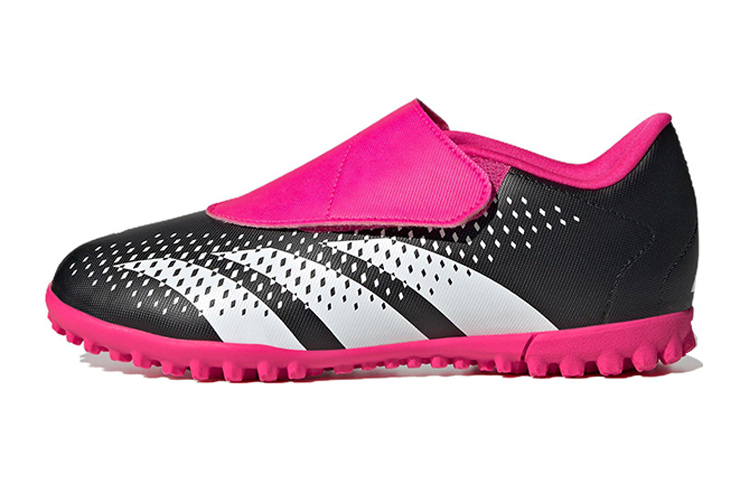 Детские кроссовки adidas Predator Accuracy.4 Turf (черно-бело-розовые)