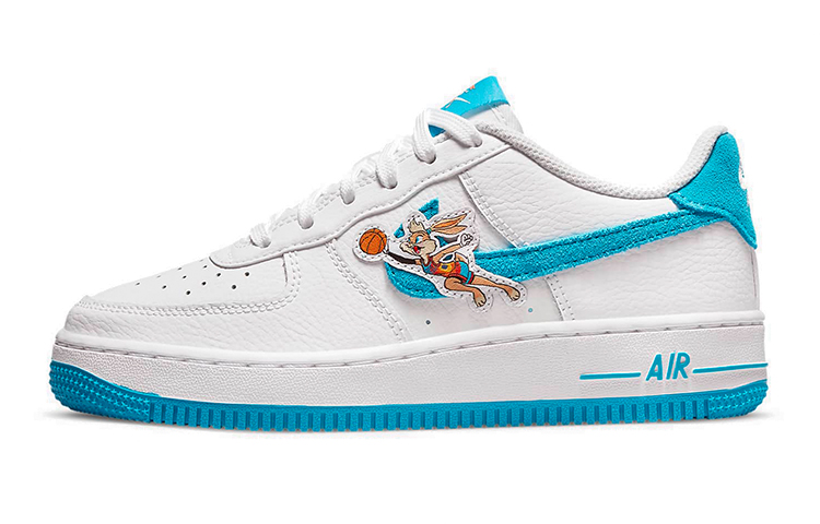 Кроссовки Nike Nike × Space Jam Air Force 1 Tune Squad GS (белый / синий)