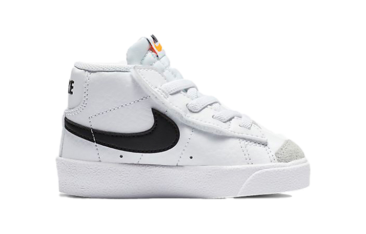 Детские кеды Nike Blazer Mid 77 (черно-белый) — фото 6