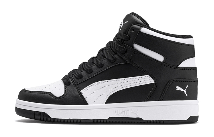 Детские кеды PUMA REBOUND Lay Up SI (черно-белый)