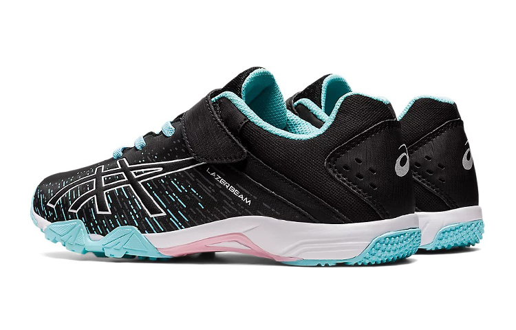 Детские кроссовки ASICS Lazerbeam SH MG (черно-синие) — Чёрный / синий — фото 5