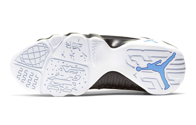 Кроссовки Jordan JordanAir Jordan 9 Retro GS (черно-бело-синие) — фото 6