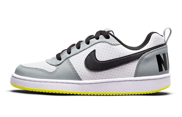 Nike Court Borough Low White Black Wolf Grey GS