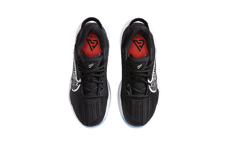 Кроссовки Nike Freak 2 (черно-белые) — Чёрныйбелый — фото 5
