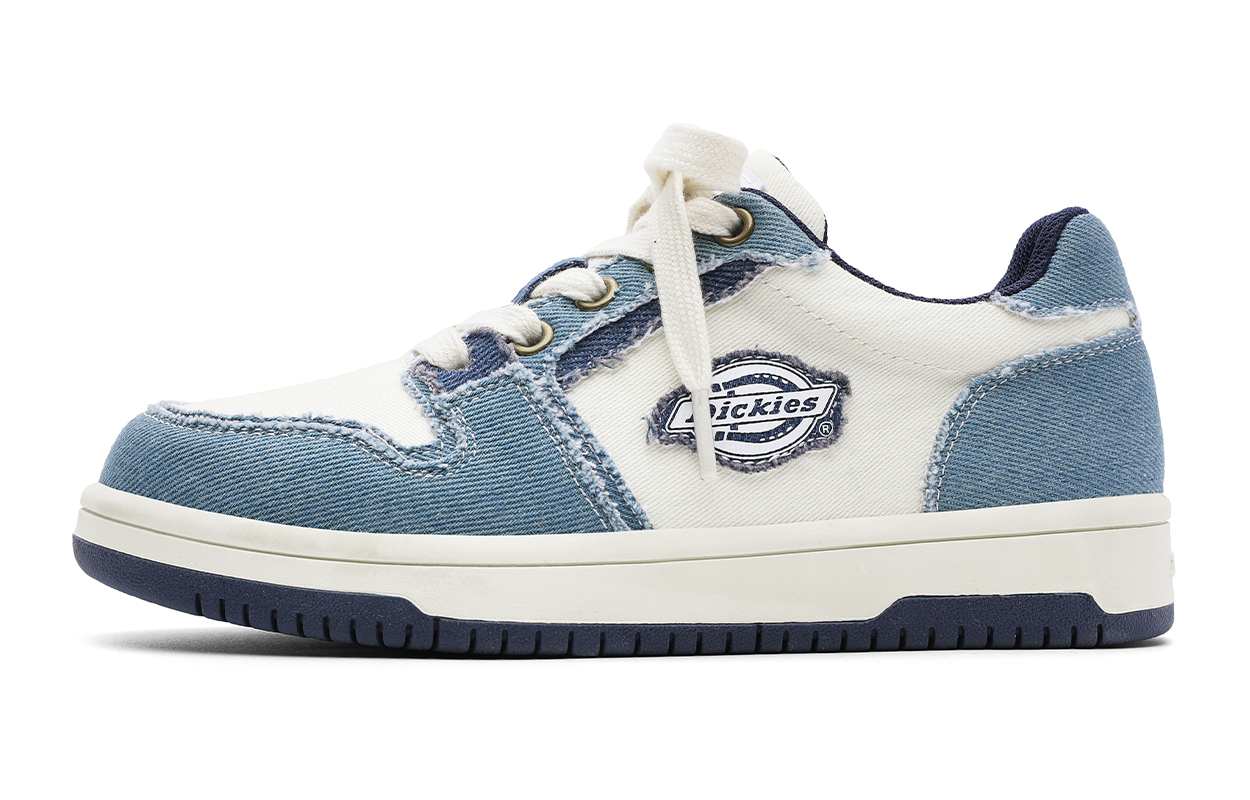 Кеды Dickies Canvas Shoes (бело-синие)