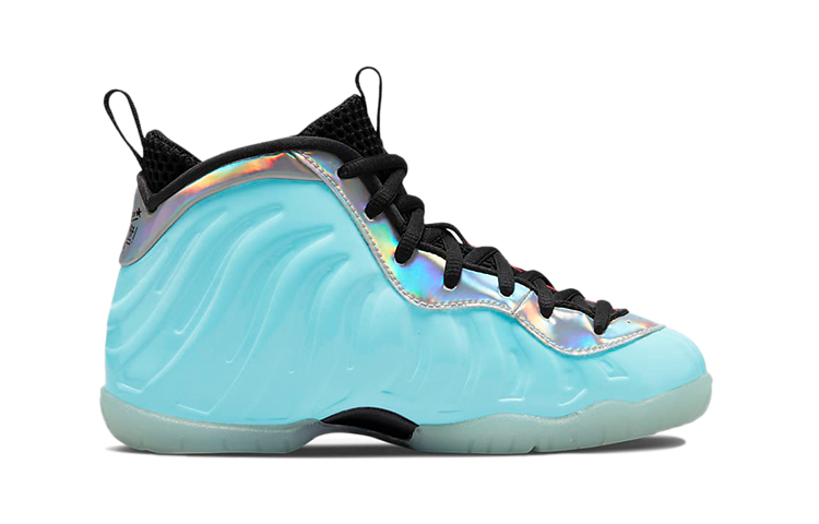 Кроссовки Nike Foamposite One (голубые) — фото 3