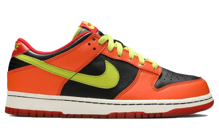 Кеды Nike NikeDunk GS (оранжевый / черный / желтый) — Оранжевый / чёрный / жёлтый — фото 2