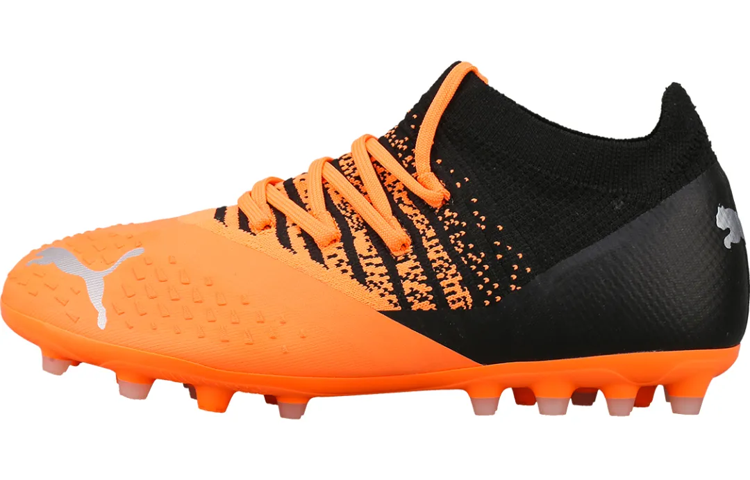 PUMA 3.3 Jr Low top Kids' Soccer Shoes Black Orange Kids'