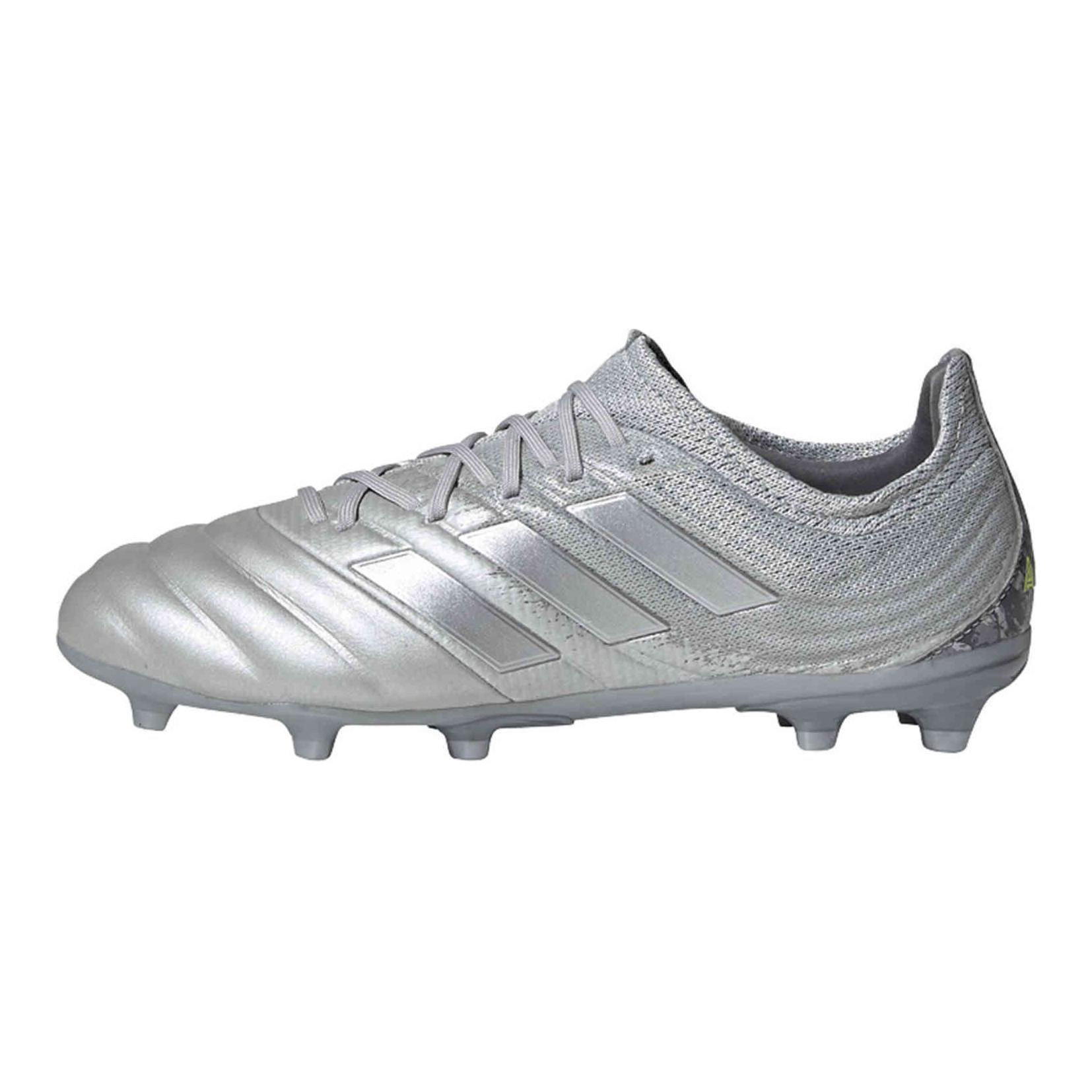 Детские бутсы adidas Copa 20.1 (серебряные)