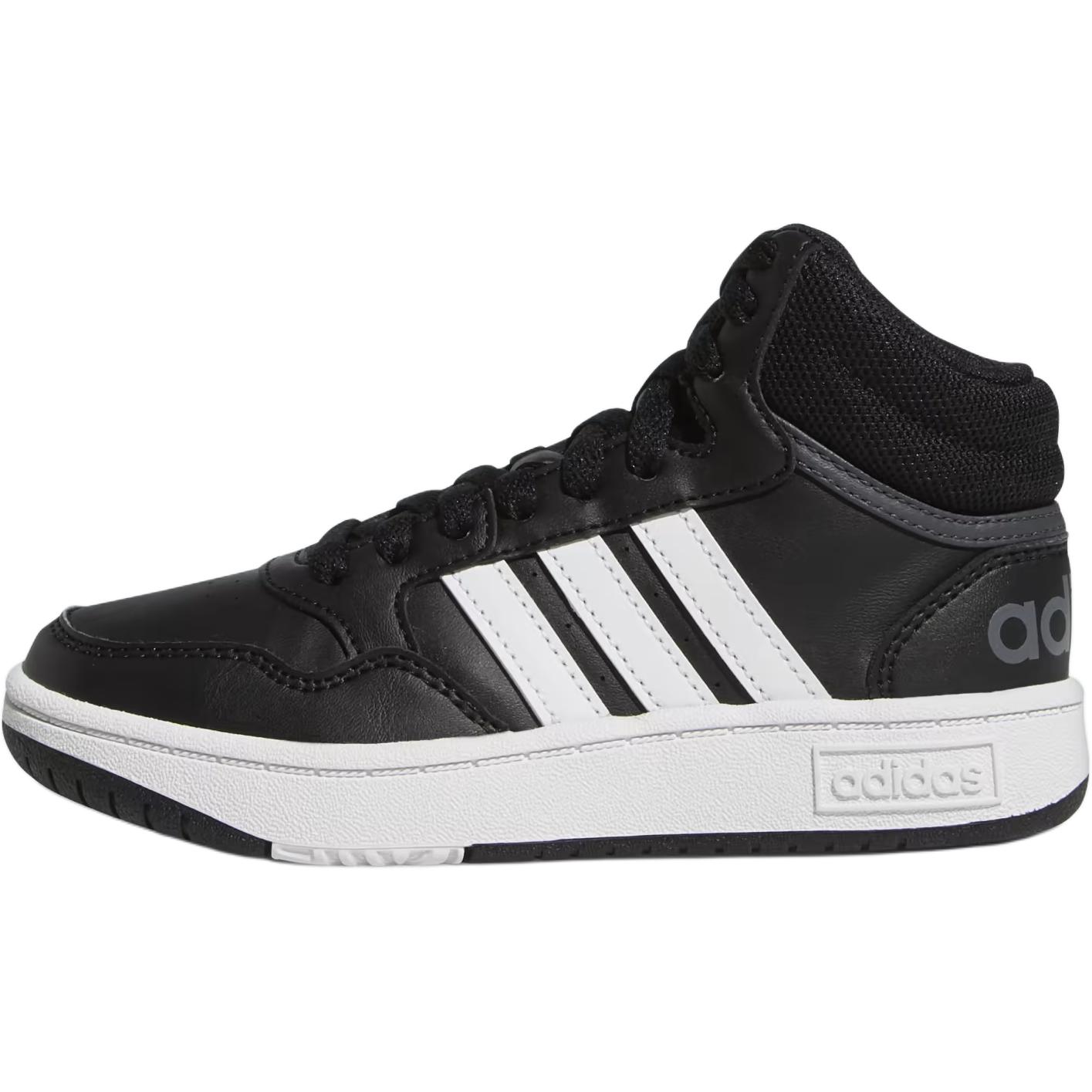 Кеды adidas Hoops Mid K (черные)