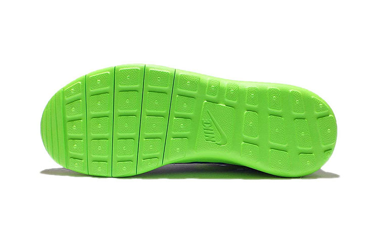Детские кроссовки Nike Roshe One (флуоресцентный сине-зеленый) — Синий / зелёный — фото 7