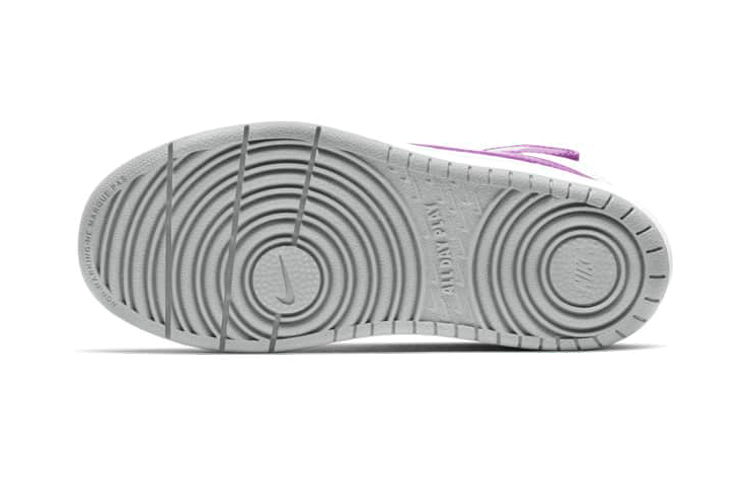 Детские кеды Nike Mid 2 (бело-фиолетовые) — фото 7