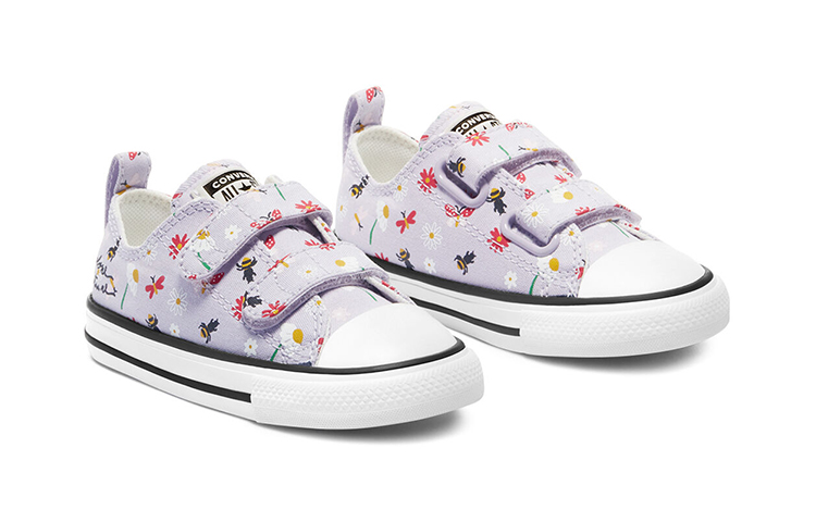 Кеды Converse Chuck Taylor All Star Low Top (бело-цветные) — фото 3