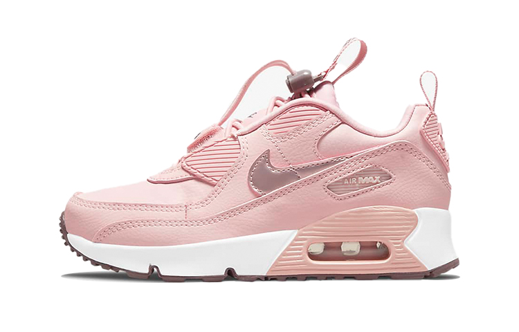 Детские кроссовки Nike Air Max 90 Toggle (розовые)