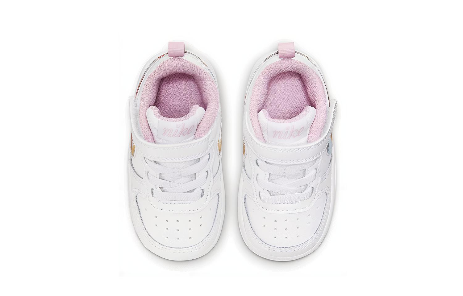 Детские кроссовки Nike Low 2 SE (бело-розовые) — фото 6