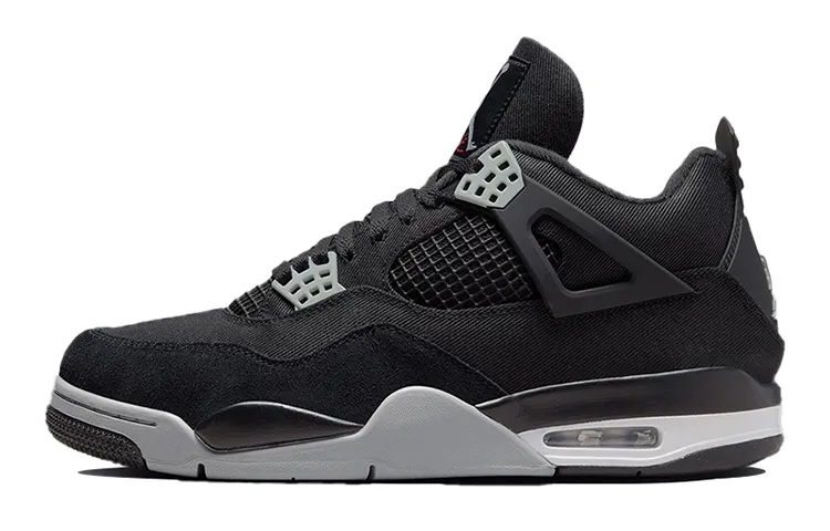 Jordan 4 Retro Black Canvas GS