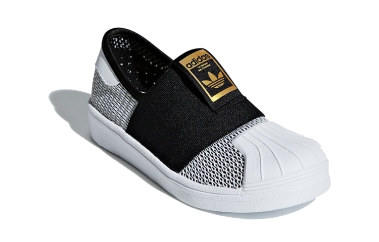Детские кеды adidas Superstar (черно-белый) — фото 2