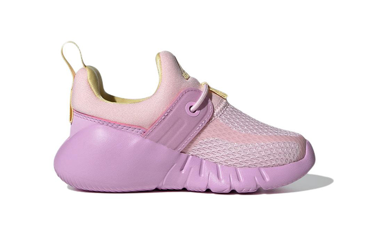 Детские кроссовки adidas Rapidazen I (розово-фиолетово-желтые) — Розовый / фиолетовый / жёлтый — фото 4